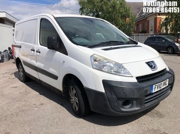 Location: Nottingham - 2010 PEUGEOT EXPERT PROFESSIONAL HDI Panel Van REG: FV10VNC, Keys: No, MOT Expiry date: 14/03/2026, 1560 Diesel, 5 Speed Manual Diesel, Former Keepers: 7