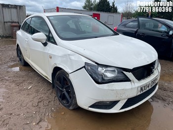 Location: Peterborough - 2014 SEAT IBIZA TOCA 3 Door Hatchback REG: NX14ORO, Keys: No, MOT Expiry date: 18/06/2025, 1390 Petrol, 5 Speed Manual Petrol, Former Keepers: 5