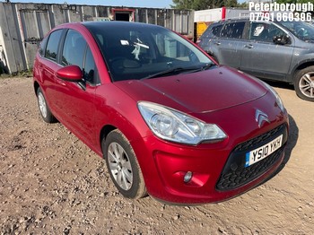 Location: Peterborough - 2010 CITROEN C3 VTR+ 5 Door Hatchback REG: YS10YKH, Keys: No, MOT Expiry date: 24/03/2026, 1360 Petrol, 5 Speed Manual Petrol, Former Keepers: 7