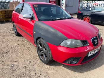 Location: Peterborough - 2006 SEAT IBIZA FR T 150 3 Door Hatchback REG: KU56EXG, Keys: No, MOT Expiry date: 12/05/2026, 1781 Petrol, 5 Speed Manual Petrol, Former Keepers: 6