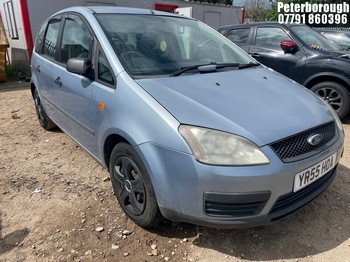 Location: Peterborough - 2005 FORD FOCUS C-MAX LX MPV REG: YR55HOA, Keys: No, MOT Expiry date: 14/09/2025, 1596 Petrol, 5 Speed Manual Petrol, Former Keepers: 4