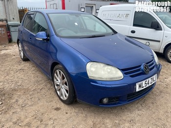 Location: Peterborough - 2004 VOLKSWAGEN GOLF GT TDI AUTO 5 Door Hatchback REG: ML54ZKJ, Keys: No, MOT Expiry date: 12/01/2026, 1968 Diesel, 6 Speed Auto Diesel, Former Keepers: 12