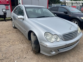 Location: Peterborough - 2004 MERCEDES C200 KOMP. CLASSIC SE A 4 Door Saloon REG: SD54VGO, Keys: No, MOT Expiry date: 12/02/2026, 1796 Petrol, 5 Speed Auto Petrol, Former Keepers: 10