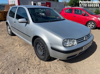 Location: Peterborough - 2003 VOLKSWAGEN GOLF MATCH 3 Door Hatchback REG: YC53KLV, Keys: No, MOT Expiry date: 20/01/2026, 1390 Petrol, 5 Speed Manual Petrol, Former Keepers: 8