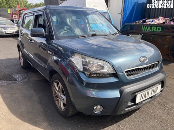 Location: Stapleford - 2011 KIA SOUL 2 CRDI AUTO 5 Door Hatchback REG: NA11VHR, Keys: Yes, MOT Expiry date: 26/04/2027, 1582 Diesel, 4 Speed Auto Diesel, Former Keepers: 5