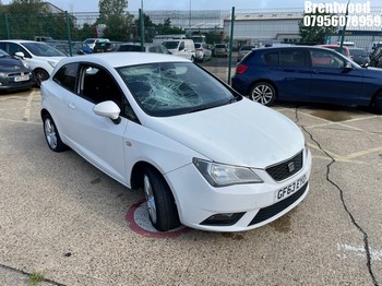 Location: Brentwood - 2013 SEAT IBIZA TOCA 3 Door Hatchback REG: GF63EYO, Keys: No, MOT Expiry date: 28/07/2026, 1390 Petrol, 5 Speed Manual Petrol, Former Keepers: 10
