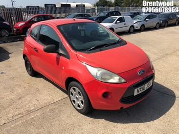 Location: Brentwood - 2010 FORD KA STUDIO 3 Door Hatchback REG: NX10JEU, Keys: No, MOT Expiry date: 25.03.2026, 1242 Petrol, 5 Speed Manual Petrol, Former Keepers: 5