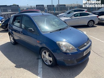 Location: Brentwood - 2008 FORD FIESTA STYLE 5 Door Hatchback REG: FD08OGB, Keys: No, MOT Expiry date: 02/07/2026, 1242 Petrol, 5 Speed Manual Petrol, Former Keepers: 6