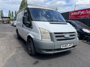 Location: Stapleford - 2010 FORD TRANSIT 85 T280M FWD Panel Van REG: BJ60JUY, Keys: Yes, MOT Expiry date: 22/10/2025, 2198 Diesel, 5 Speed Manual Diesel, Former Keepers: 3