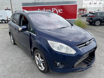 Location: South Wales - 2013 FORD GRAND C-MAX TITANIUM X TD MPV REG: EX13YYO, Keys: No, MOT Expiry date: 23/05/2025, 1997 Diesel, 6 Speed Manual Diesel, Former Keepers: 6