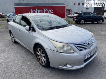 Location: South Wales - 2010 TOYOTA AVENSIS TR 4 Door Saloon REG: CV10UGE, Keys: No, MOT Expiry date: 28/11/2025, 1598 Petrol, 6 Speed Manual Petrol, Former Keepers: 5