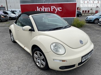 Location: South Wales - 2007 VOLKSWAGEN BEETLE LUNA 102PS Convertible REG: FE07GKK, Keys: No, MOT Expiry date: 27/04/2026, 1595 Petrol, 5 Speed Manual Petrol, Former Keepers: 3