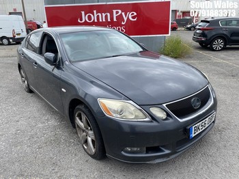 Location: South Wales - 2007 LEXUS GS 300 SE AUTO 4 Door Saloon REG: BK56OBF, Keys: No, MOT Expiry date: 07/08/2026, 2995 Petrol, 6 Speed Auto Petrol, Former Keepers: 4