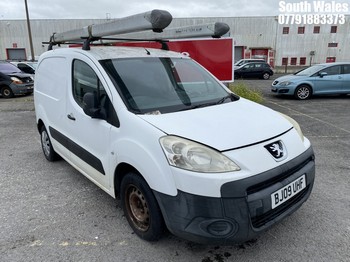 Location: South Wales - 2009 PEUGEOT PARTNER 850 S HDI 90 Panel Van REG: BJ09UHF, Keys: No, MOT Expiry date: 01/01/2025, 1560 Diesel, 5 Speed Manual Diesel, Former Keepers: 5