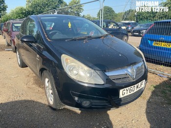 Location: Mitcham - 2010 VAUXHALL CORSA ENERGY ECOFLEX 3 Door Hatchback REG: GY60MJF, Keys: No, MOT Expiry date: 29/04/2026, 998 Petrol, 5 Speed Manual Petrol, Former Keepers: 7