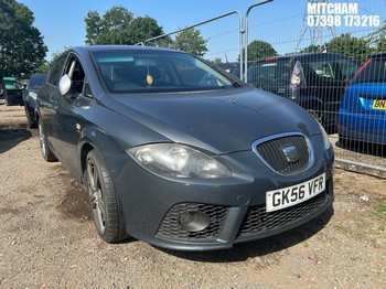 Location: Mitcham - 2006 SEAT LEON FR T FSI 5 Door Hatchback REG: GK56VFR, Keys: No, MOT Expiry date: 30/04/2026, 1984 Petrol, 6 Speed Manual Petrol, Former Keepers: 8