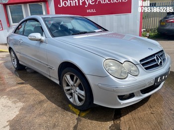 Location: Hull - 2005 MERCEDES CLK220 CDI AVANTGARDE A Coupe REG: AE55XVR, Keys: No, MOT Expiry date: 12/12/2024, 2148 Diesel,, Former Keepers: 4