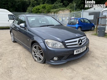 Location: Leeds - 2010 MERCEDES-BENZ C350 BLUE-CY SPORT CDI A 4 Door Saloon REG: MW10BXR, Keys: No, MOT Expiry date: 18-08-2026, 2987 Diesel, 7 Speed Auto Diesel, Former Keepers: 7