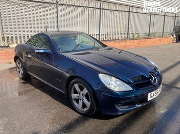 Location: Hayes - 2006 MERCEDES SLK 200 KOMPRESSOR AUTO Convertible REG: GX56FGV, Keys: No, MOT Expiry date: 13/06/2026, 1796 Petrol, 5 Speed Auto Petrol, Former Keepers: 5