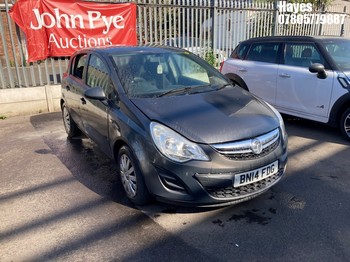 Location: Hayes - 2014 VAUXHALL CORSA DESIGN AC S-A 5 Door Hatchback - REG: BN14FDG, Keys: No, MOT Expiry date: 28/06/2026, 1229 Petrol, 5 Speed Semi Auto Petrol, Former Keepers: 7