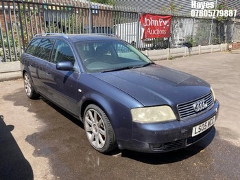 Location: Hayes - 2005 AUDI A6 1.9 TDI SPORT Estate REG: LS05WCC, Keys: No, MOT Expiry date: 28/07/2026, 1871 Diesel, Variable 1 Speed Auto Diesel, Former Keepers: 6