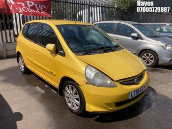 Location: Hayes - 2005 HONDA JAZZ SE CVT 5 Door Hatchback REG: LT55EOY, Keys: No, MOT Expiry date: 28/09/2025, 1339 Petrol, Variable Speed Auto Petrol, Former Keepers: 6