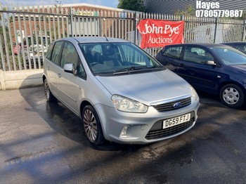 Location: Hayes - 2009 FORD C-MAX TITANIUM AUTO MPV REG: DG59FTJ, Keys: No, MOT Expiry date: 29/12/2026, 1999 Petrol, 4 Speed Auto Petrol, Former Keepers: 7
