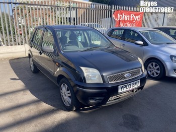Location: Hayes - 2003 FORD FUSION 3 16V 5 Door Hatchback REG: YP03BNU, Keys: No, MOT Expiry date: 27/03/2026, 1596 Petrol, 5 Speed Manual Petrol, Former Keepers: 8
