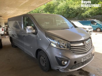 Location: Hayes - 2017 VAUXHALL VIVARO 2900 SPORTIVE CDTI Panel Van REG: DY67KNE, Keys: No, MOT Expiry date: 28/11/2026, 1598 Diesel, 6 Speed Manual Diesel, Former Keepers: 4