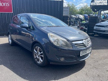 Location: Stapleford - 2010 VAUXHALL CORSA SXI 5 Door Hatchback REG: DY60OAM, Keys: Yes, MOT Expiry date: 23/07/2026, 1229 Petrol, 5 Speed Manual Petrol, Former Keepers: 6