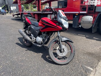 Location: Stapleford - 2010 HONDA CBF 125 M-A Motorcycle REG: LD10ANP, Keys: No, MOT Expiry date: 09/03/2027, 125 Petrol,, Former Keepers: 12
