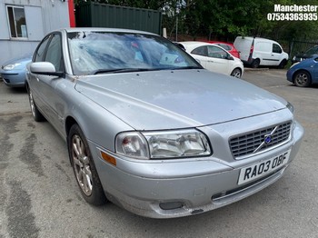 Location: Manchester - 2003 VOLVO S80 SE (170 BHP) 4 Door Saloon REG: RA03OBF, 2435 Petrol, 5 Speed Manual Petrol, Former Keepers: 7, Keys: No, MOT Expiry date: 08/01/2026