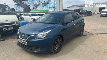 Location: Erith - 2015 SUZUKI BALENO SZ5 BOOSTERJET 5 Door Hatchback REG: KV66MSO, Keys: Yes, MOT Expiry date: 28/11/2026, 998 CC Petrol, 5 Speed Manual Petrol, Former Keepers: 2