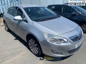 Location: BELVEDERE - 2011 VAUXHALL ASTRA ELITE AUTO 5 Door Hatchback REG: RE61BUP, 1598 PETROL, 6 Speed Auto Petrol, Former Keepers: 3, Keys: Yes, MOT: Expiry date26.05.2027