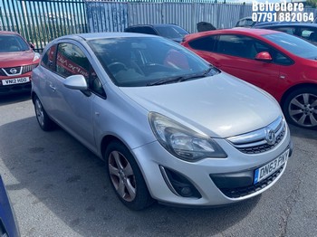 Location: Belvedere - 2013 VAUXHALL CORSA SXI AC 3 Door Hatchback REG: DN63PNY, Keys: No, MOT Expiry date: 02/02/2026, 1229 Petrol, 5 Speed Manual Petrol, Former Keepers: 7