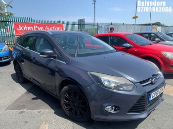 Location: Belvedere - 2012 FORD FOCUS TITANIUM AUTO Estate REG: CP61OSM, Keys: No, MOT Expiry date: 25.06.2026, 1596 Petrol, 6 Speed Auto Petrol, Former Keepers: 6