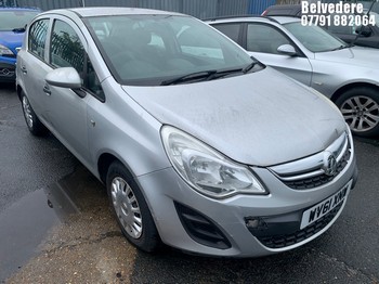 Location: Belvedere - 2011 VAUXHALL CORSA S 5 Door Hatchback REG: WV61XNW, Keys: No, MOT Expiry date: 06/05/2026, 1229 Petrol, 5 Speed Manual Petrol, Former Keepers: 8