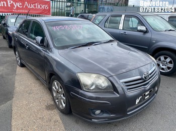 Location: Belvedere - 2009 TOYOTA AVENSIS TR VVT-I A 5 Door Hatchback REG: YP58GDY, Keys: No, MOT Expiry date: 29/09/2025, 1794 Petrol, 4 Speed Auto Petrol, Former Keepers: 8