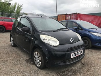 Location: Edinburgh - 2010 CITROEN C1 VTR 3 Door Hatchback REG: ND60KAA, Keys: Yes, MOT Expiry date: 15/10/2023, 998 Petrol, 5 Speed Manual Petrol, Former Keepers: 3