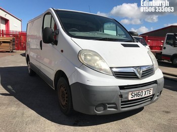 Location: Edinburgh - 2010 VAUXHALL VIVARO 2700 CDTI SWB Panel Van REG: SH60XTE, Keys: No, MOT Expiry date: 14/12/2024, 1995 Diesel, 6 Speed Manual Diesel, Former Keepers: 7