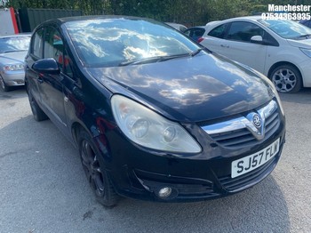 NOTE: ATF Registered Buyers ONLY - Location: Manchester - 2007 VAUXHALL CORSA LIFE 5 Door Hatchback REG: SJ57FLW, 1229 Petrol, 5 Speed Manual Petrol, Former Keepers: 13, Keys: No
