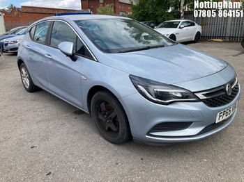 Location: Nottingham - 2015 VAUXHALL ASTRA TECH LINE CDTI 5 Door Hatchback REG: FP65VBL, Keys: No, MOT Expiry date: 20/03/2026, 1598 Diesel, 6 Speed Manual Diesel, Former Keepers: 3
