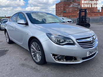 Location: Nottingham - 2014 VAUXHALL INSIGNIA DESIGN CDTI ECO 5 Door Hatchback REG: DN14KYW, Keys: No, MOT Expiry date: 13/06/2026, 1956 Diesel, 6 Speed Manual Diesel, Former Keepers: 7