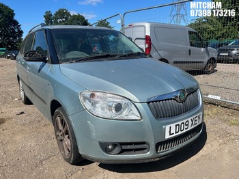 Location: Mitcham - 2009 SKODA FABIA 3 16V 85 Estate REG: LD09XEY, Keys: No, MOT Expiry date: 25/02/2027, 1390 Petrol, 5 Speed Manual Petrol, Former Keepers: 4
