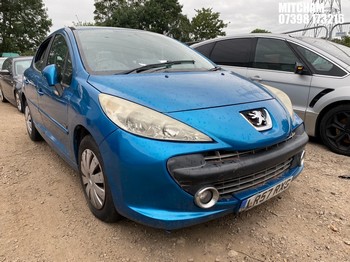Location: Mitcham - 2007 PEUGEOT 207 M:PLAY 5 Door Hatchback REG: LR57RXG, Keys: No, MOT Expiry date: 23/07/2026, 1360 Petrol, 5 Speed Manual Petrol, Former Keepers: 6