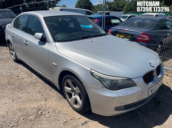 Location: Mitcham - 2008 BMW 525I SE A 4 Door Saloon REG: WA57UFX, Keys: No, MOT Expiry date: 17/02/2027, 2996 Petrol, 6 Speed Auto Petrol, Former Keepers: 10