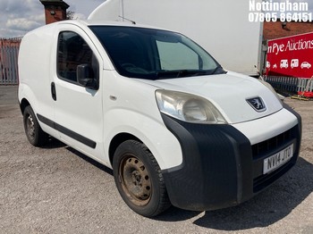 Location: Nottingham - 2014 PEUGEOT BIPPER S HDI 5 Speed Manual Diesel REG: NV14JTO, 1248cc Diesel, 5 Speed Manual Diesel, Former Keepers: 2, Keys: Yes, MOT Expiry date: 07/01/2027