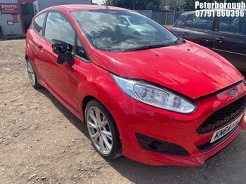 Location: Peterborough - 2014 FORD FIESTA ZETEC S 3 Door Hatchback REG: KN64FGU, Keys: No, MOT Expiry date: 18/05/2026, 998 Petrol, 5 Speed Manual Petrol, Former Keepers: 7