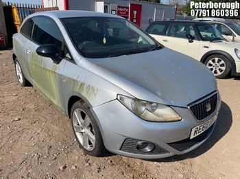 Location: Peterborough - 2010 SEAT IBIZA SPORT 3 Door Hatchback REG: RE60BMZ, Keys: No, MOT Expiry date: 07/09/2026, 1390 Petrol, 5 Speed Manual Petrol, Former Keepers: 6