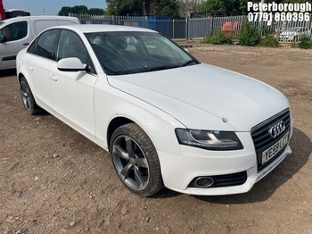 Location: Peterborough - 2009 AUDI A4 211 TFSI 4 Door Saloon REG: YE59LCT, Keys: No, MOT Expiry date: 14/05/2026, 1984 Petrol, 6 Speed Manual Petrol, Former Keepers: 10